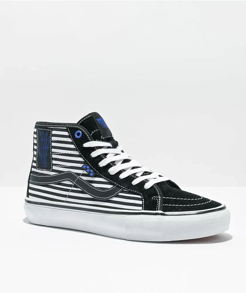 Vans Skate Sk8-Hi Decon Black & White Skate Shoes