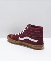 Vans Skate Sk8-Hi Port Royale & Gum Skate Shoes