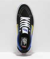 Vans Skate Sk8-Low Black & Dazzling Blue Skate Shoes