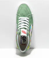 Vans Skate Sk8-Low Twisted Positivity Green Tie Dye Skate Shoes