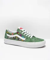 Vans Skate Sk8-Low Twisted Positivity Green Tie Dye Skate Shoes