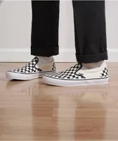 Vans Skate Slip-On Black & White Checkerboard Skate Shoes