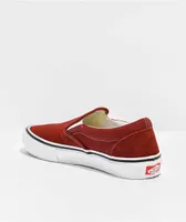 Vans Skate Slip-On Brick Red Skate Shoes