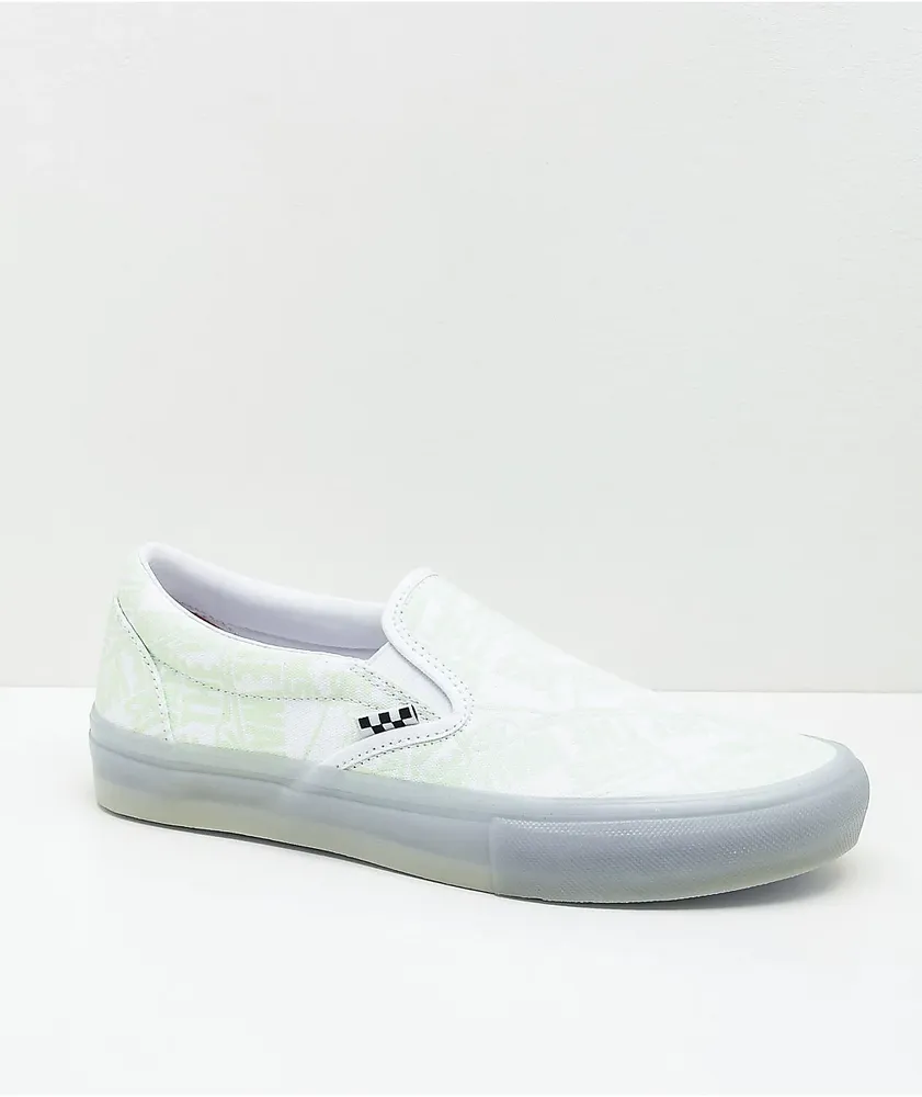 Vans Skate Slip-On Glow-In-The-Dark Skate Shoes