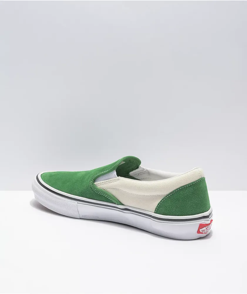 Vans Skate Slip-On Juniper & White Skate Shoes