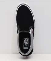 Vans Skate Slip-On Nation Black & Silver Skate Shoes