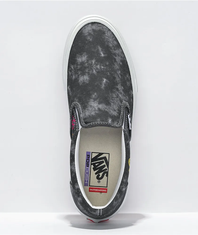 Vans Skate Slip-On Twisted Positivity Grey Tie Dye Skate Shoes