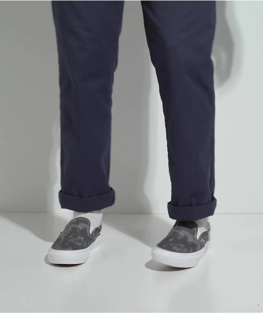 Vans Skate Slip-On Twisted Positivity Grey Tie Dye Skate Shoes