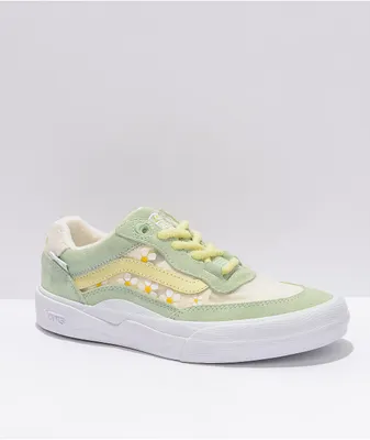 Vans Skate Wayvee Brighton Zeuner Pastel Green Skate Shoes