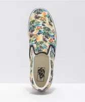 Vans Slip-On Aloha Black & White Skate Shoes