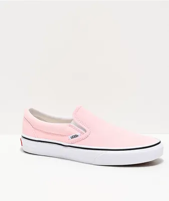 Vans Slip-On Blushing & True White Skate Shoes