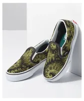 Vans Slip-On Camocollage Green & Black Shoes