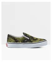 Vans Slip-On Camocollage Green & Black Shoes