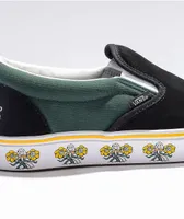 Vans Slip-On ComfyCush Trip Out Black & Sycamore Skate Shoes  