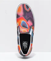 Vans Slip-On Dark Aura Multi & True White Skate Shoes