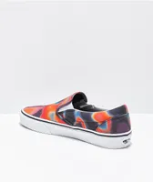 Vans Slip-On Dark Aura Multi & True White Skate Shoes