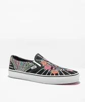 Vans Slip-On Dia De Los Muertos Black & White Skate Shoes