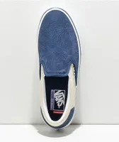 Vans Slip-On Dress Blue & Turtle Skate Shoes