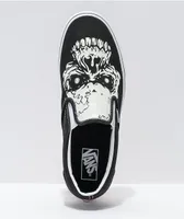 Vans Slip-On Glow-In-The-Dark Skull Skate Shoes