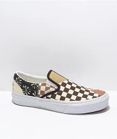 Vans Slip-On International Women‚Äôs Day Patchwork & True White Skate Shoes