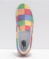 Vans Slip-On Pride Multi & White Skate Shoes