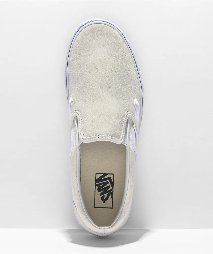 Vans Slip-On Side Stripe Marshmallow Skate Shoes