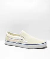 Vans Slip-On Side Stripe Marshmallow Skate Shoes