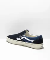 Vans Slip-On Side Stripe Navy Skate Shoes