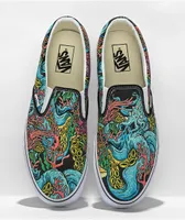 Vans Slip-On Underwater Black Skate Shoes