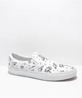 Vans Slip-On Unidentified U-Paint White Skate Shoes