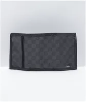 Vans Slipped Black & Grey Checkerboard Trifold Wallet