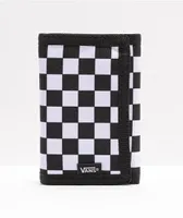 Vans Slipped Black & White Checkered Trifold Wallet
