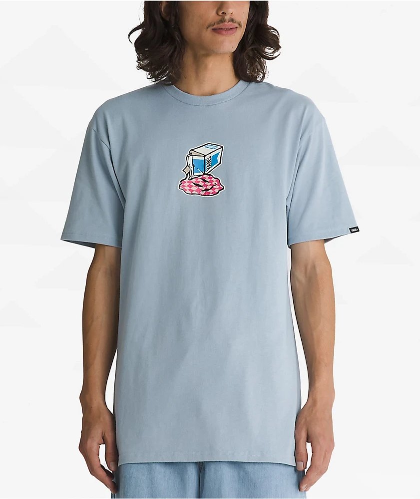 Vans Spilled Warp Dusty Blue T-Shirt