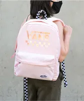 Vans Sporty Realm Cloud Pink Checkerboard Backpack