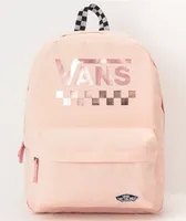 Vans Sporty Realm Cloud Pink Checkerboard Backpack