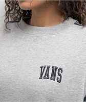 Vans Stadium Grey Oversized Crewneck Sweatshirt