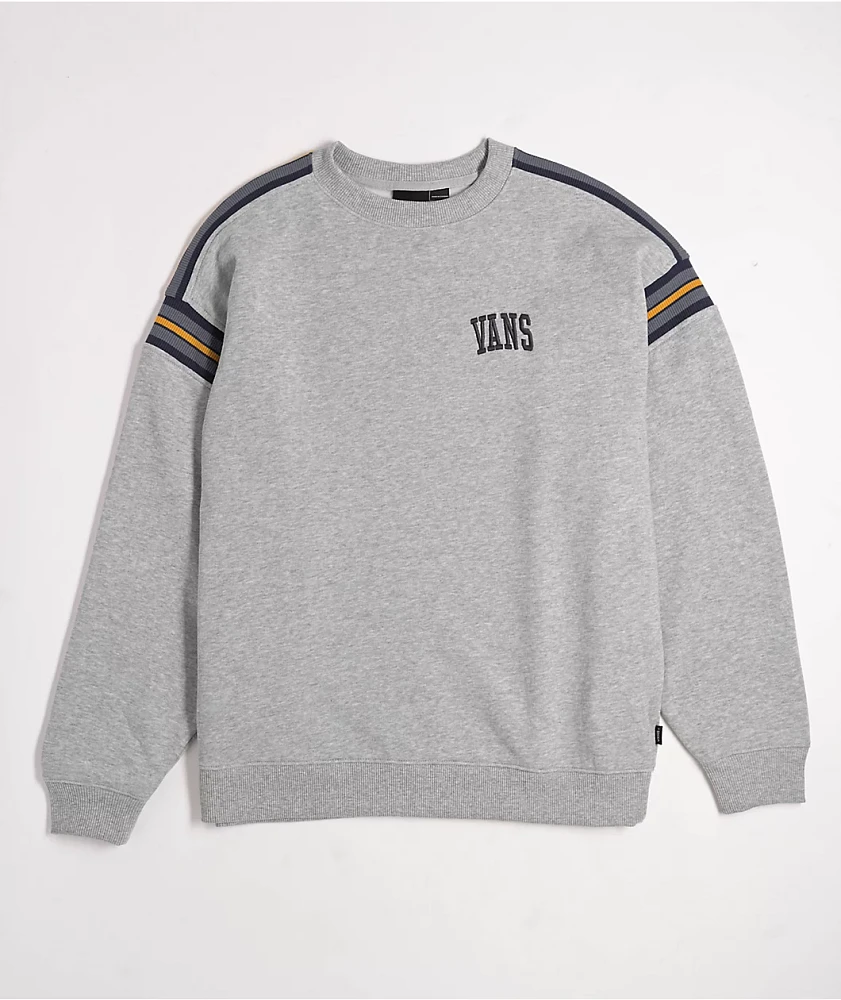 Vans Stadium Grey Oversized Crewneck Sweatshirt