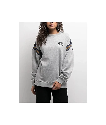 Vans Stadium Grey Oversized Crewneck Sweatshirt