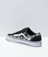 Vans Style 36 Bandana Black & White Skate Shoes