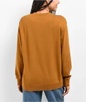 Vans Tacuba Solid Brown Sweater