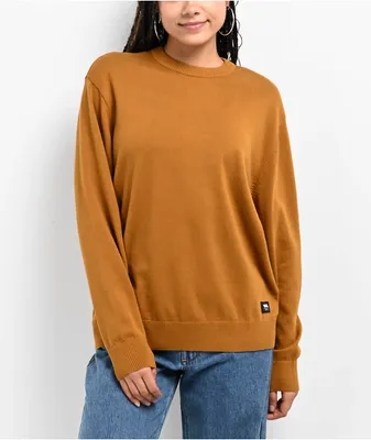 Vans Tacuba Solid Brown Sweater