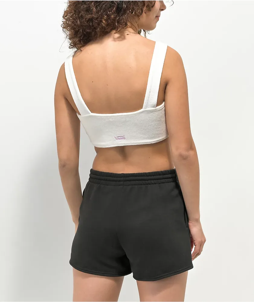 Vans Flying V Black & White Checkered Sports Bra