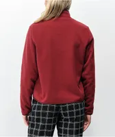 Vans Tommy Burgundy Fleece Zip Jacket