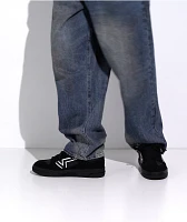 Vans Upland Black & White Skate Shoes
