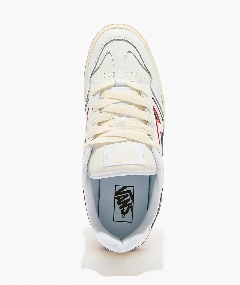 Vans Upland White & Black Skate Shoes