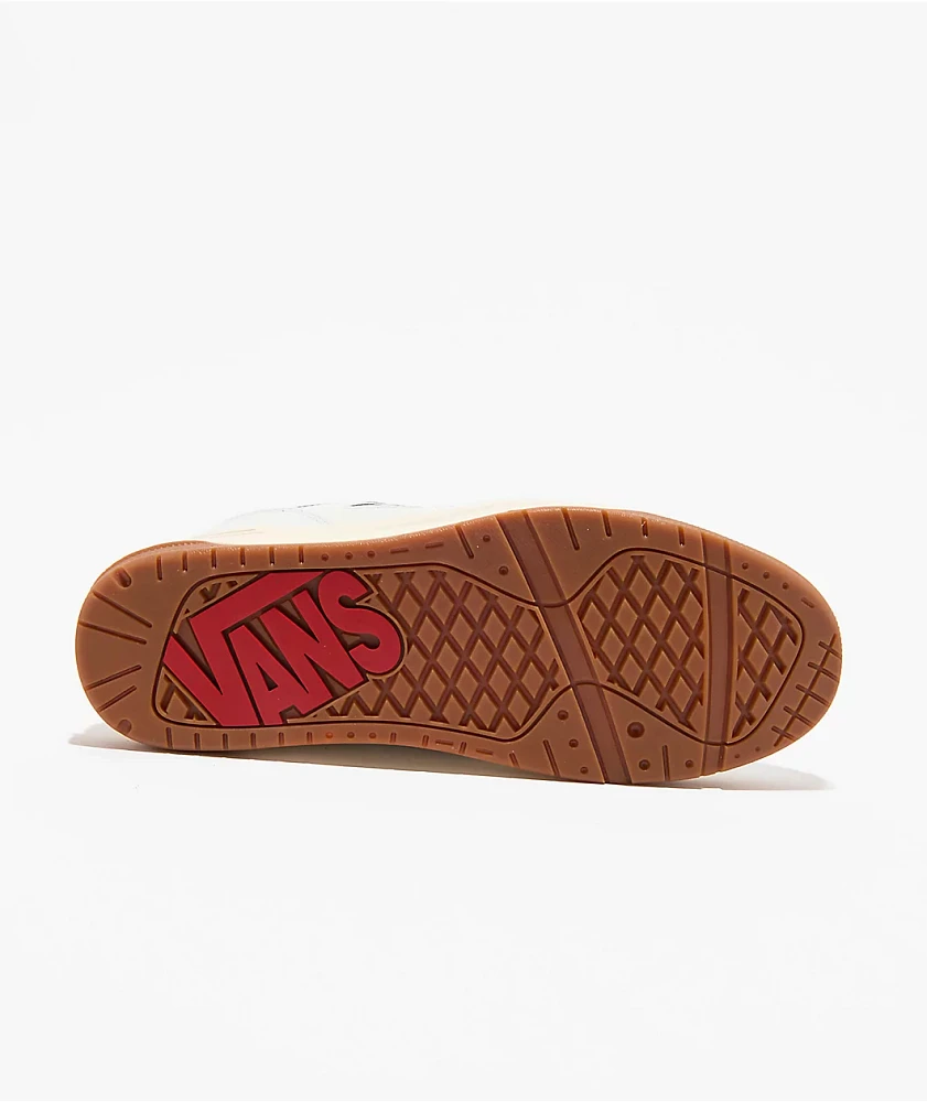 Vans Upland White & Black Skate Shoes