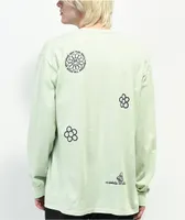 Vans Vintage Peace Of Mind Green Long Sleeve T-Shirt