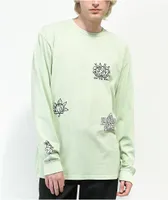 Vans Vintage Peace Of Mind Green Long Sleeve T-Shirt