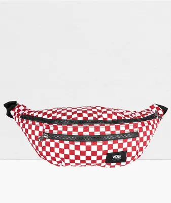 Vans Ward Red & White Checkerboard Fanny Pack