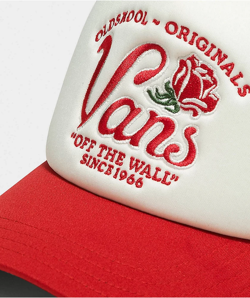 Vans Winding Road True Red Trucker Hat